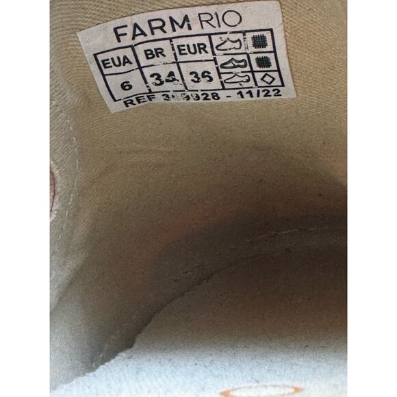 FARM RIO pink Bow Mule Sneaker size 6 - Picture 9 of 12